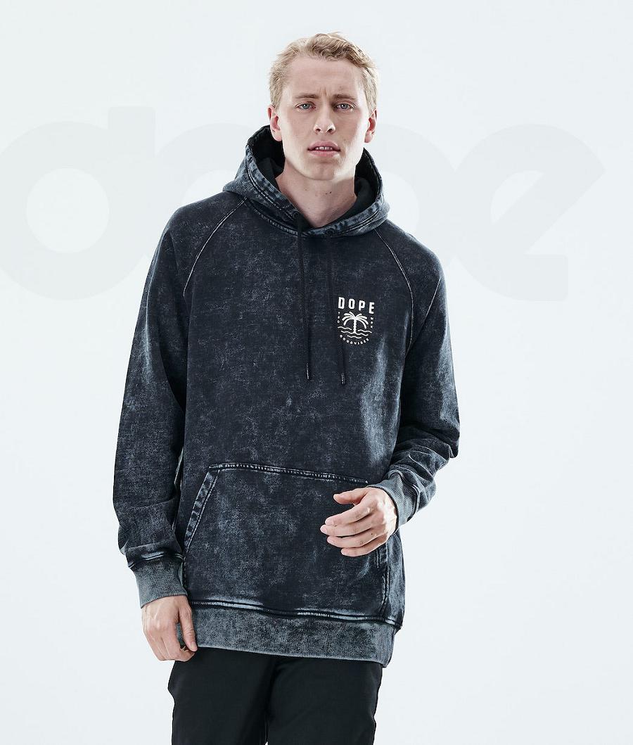 Dope Daily Palm Hoodie Heren Zwart | NLVD3015