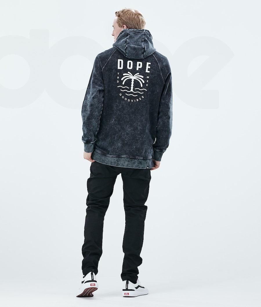 Dope Daily Palm Hoodie Heren Zwart | NLVD3015