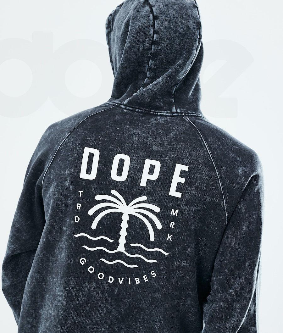 Dope Daily Palm Hoodie Heren Zwart | NLVD3015