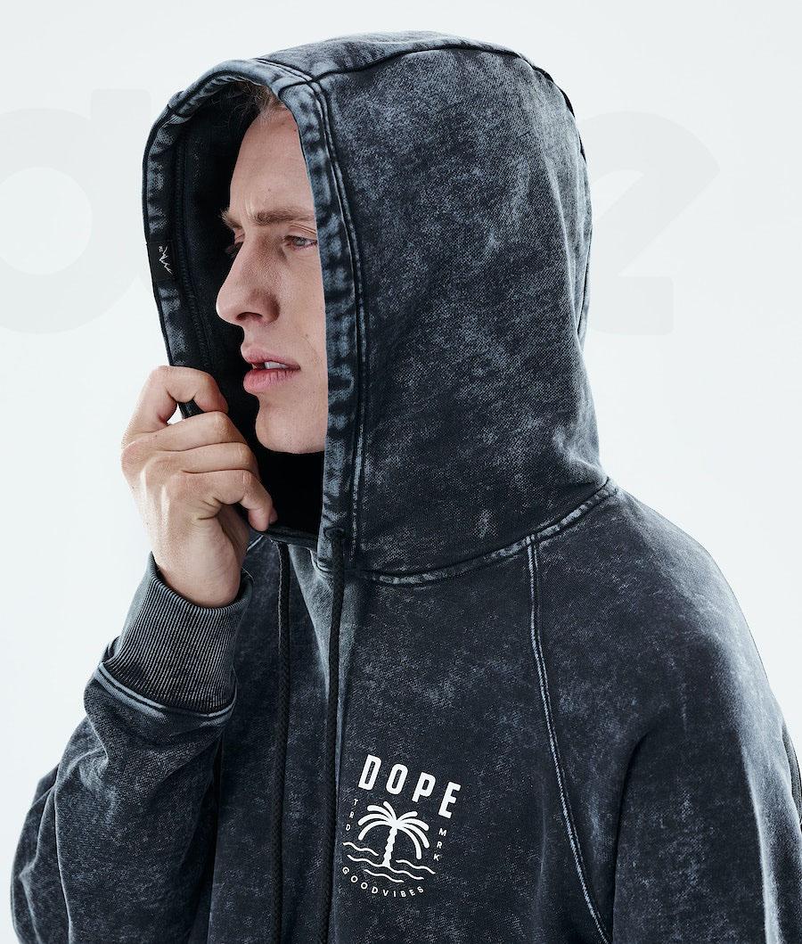 Dope Daily Palm Hoodie Heren Zwart | NLVD3015