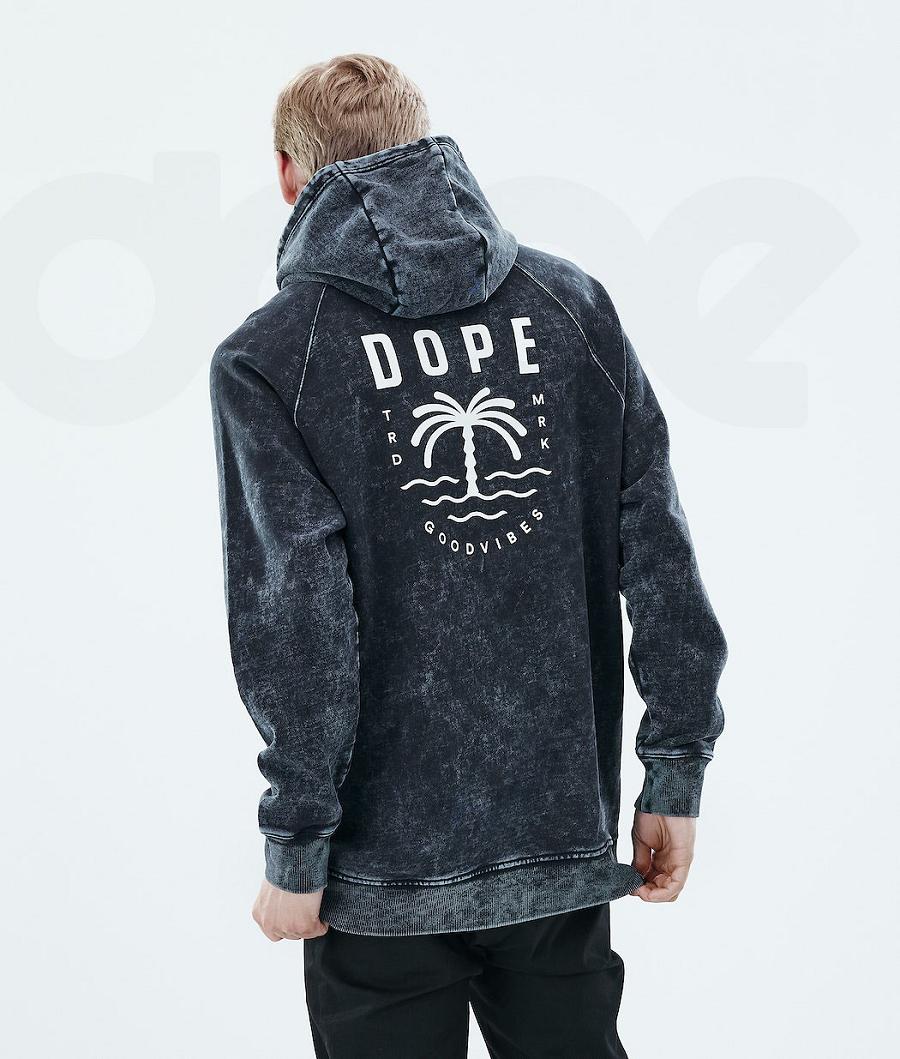 Dope Daily Palm Hoodie Heren Zwart | NLVD3015