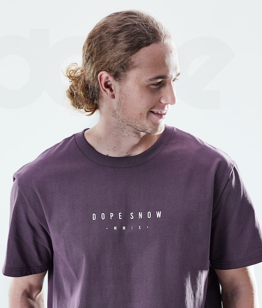 Dope Daily Range T-shirts Heren Paars | NLAP2983