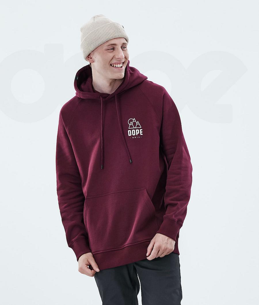 Dope Daily Rise Hoodie Heren Bordeaux | NLLH3019