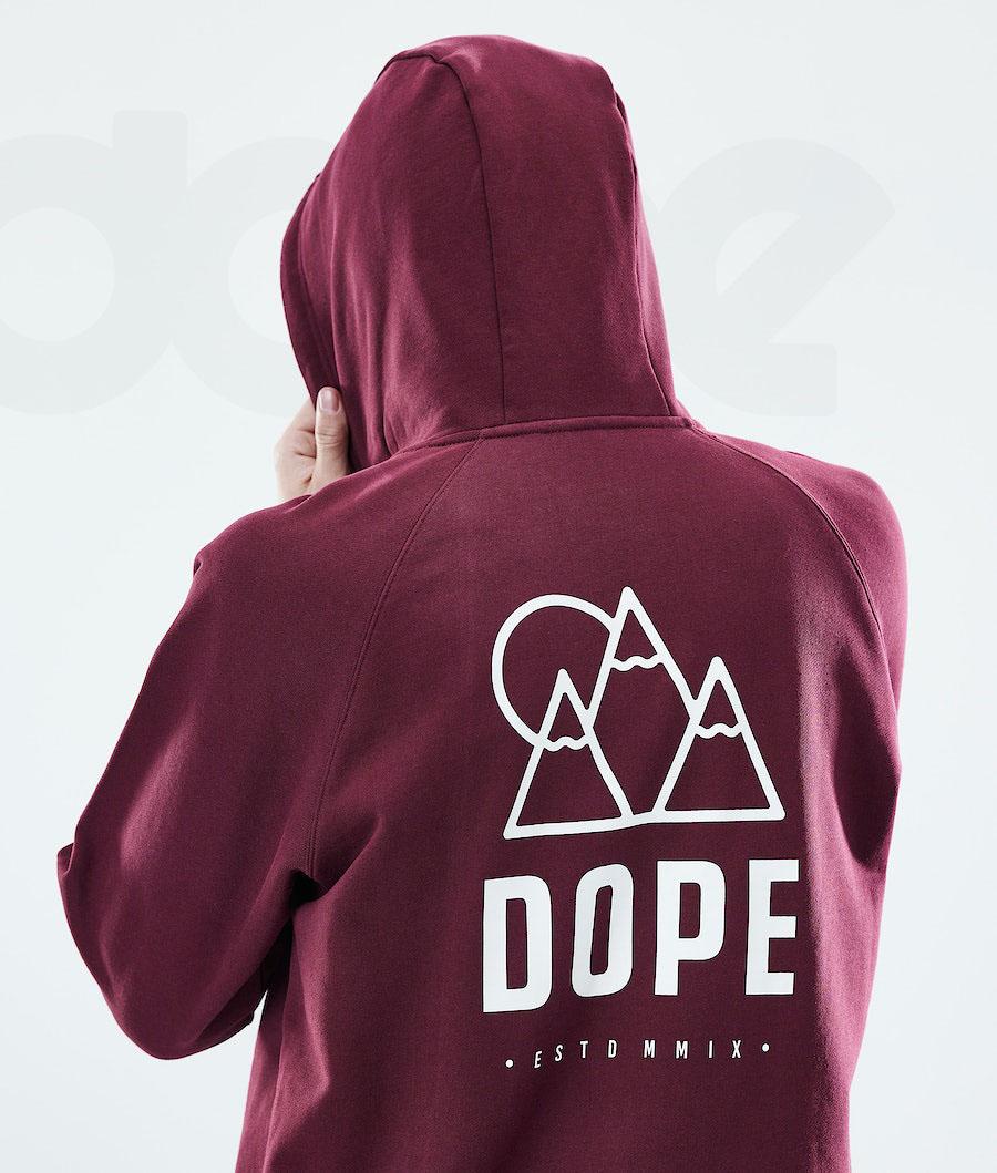 Dope Daily Rise Hoodie Heren Bordeaux | NLLH3019