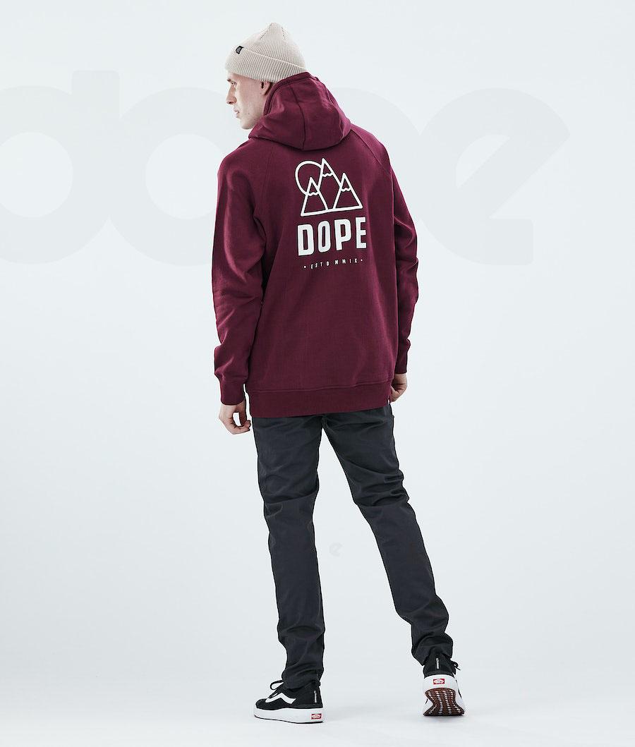 Dope Daily Rise Hoodie Heren Bordeaux | NLLH3019