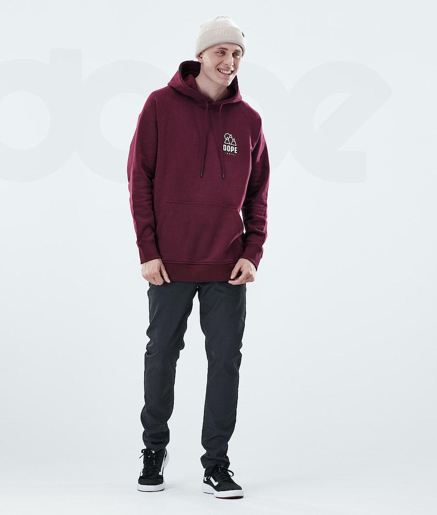 Dope Daily Rise Hoodie Heren Bordeaux | NLLH3019