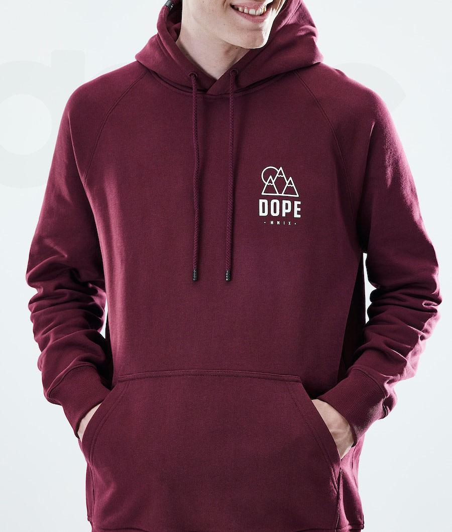 Dope Daily Rise Hoodie Heren Bordeaux | NLLH3019