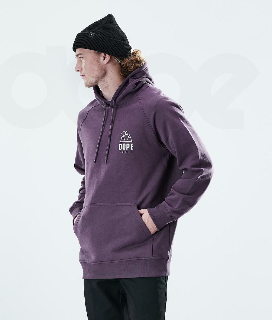 Dope Daily Rise Hoodie Heren Paars | NLZG3018