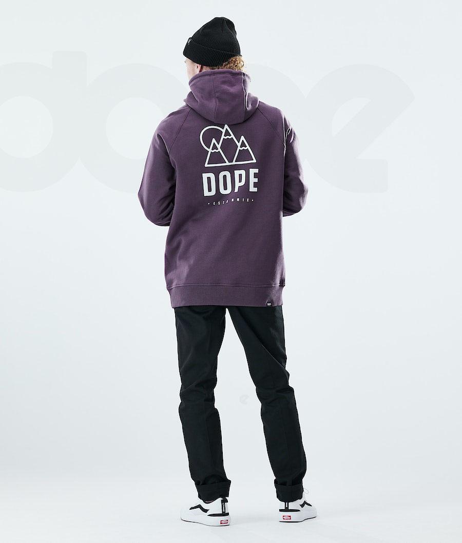 Dope Daily Rise Hoodie Heren Paars | NLZG3018