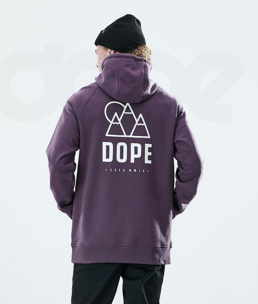 Dope Daily Rise Hoodie Heren Paars | NLZG3018