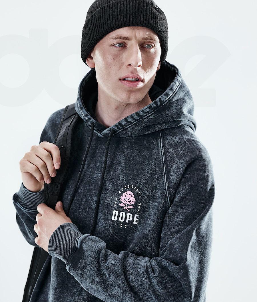 Dope Daily Rose Hoodie Heren Roze Zwart | NLKI3020