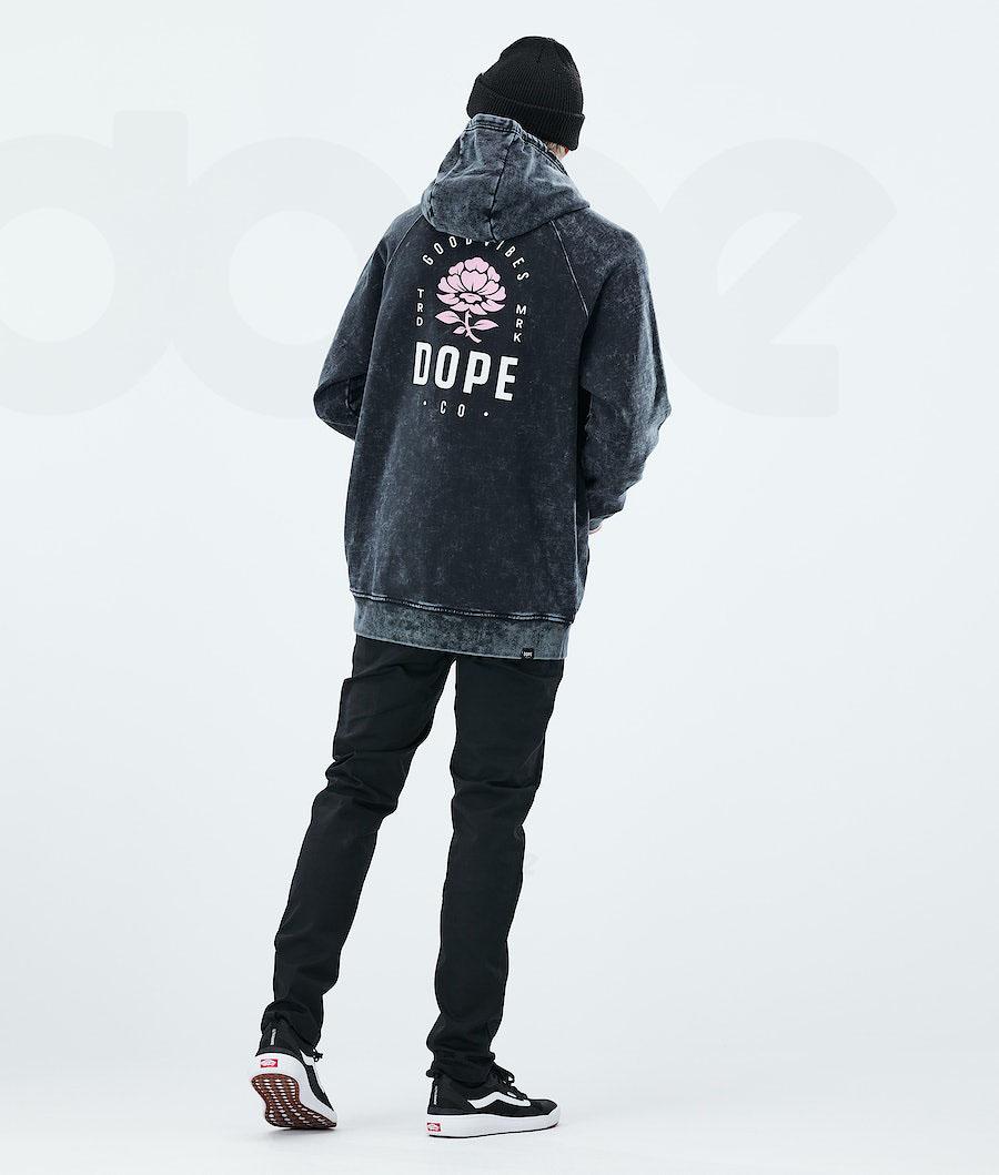 Dope Daily Rose Hoodie Heren Roze Zwart | NLKI3020