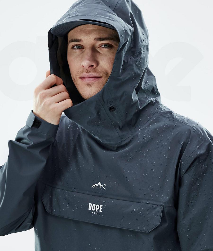 Dope Downpour Outdoorjassen Heren Blauw | NLGL2695