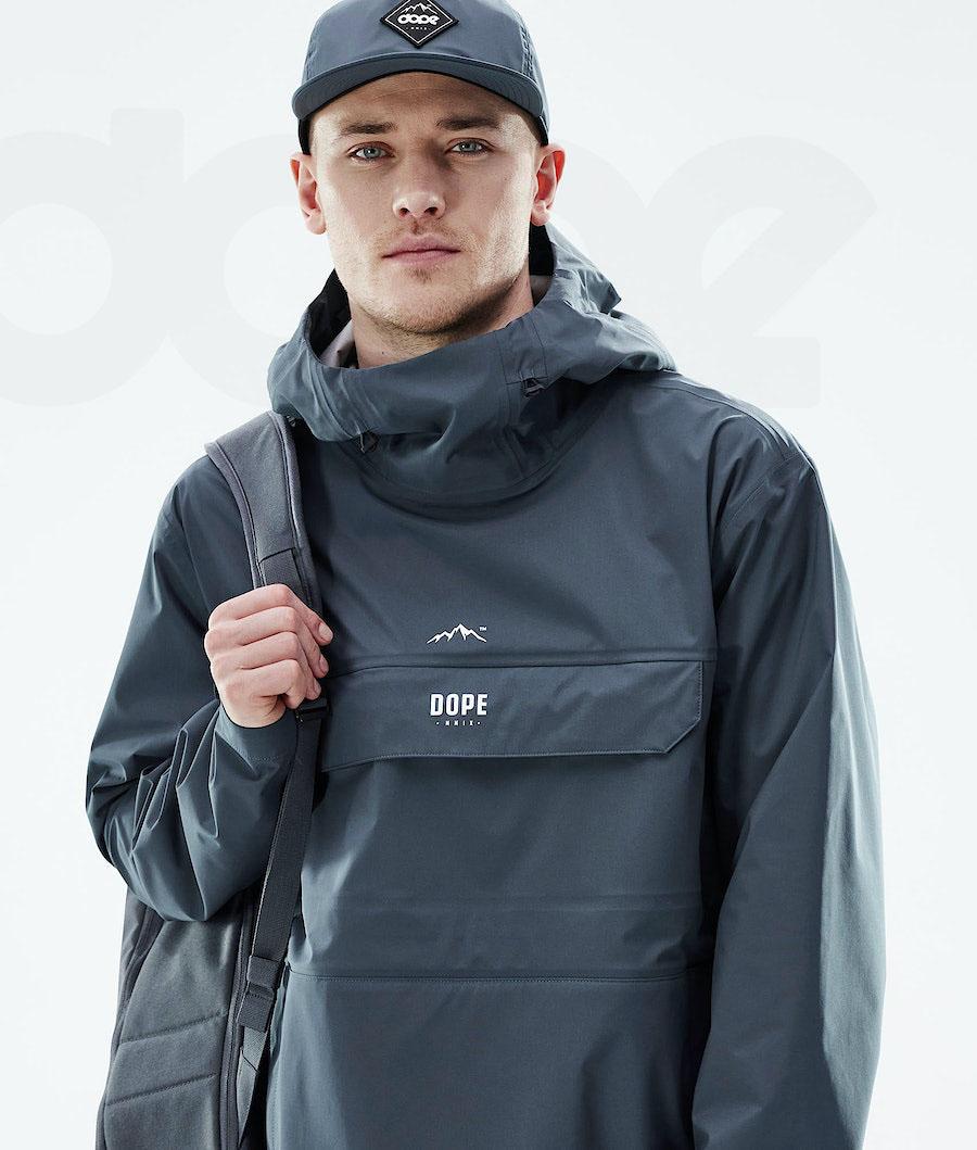 Dope Downpour Outdoorjassen Heren Blauw | NLGL2695