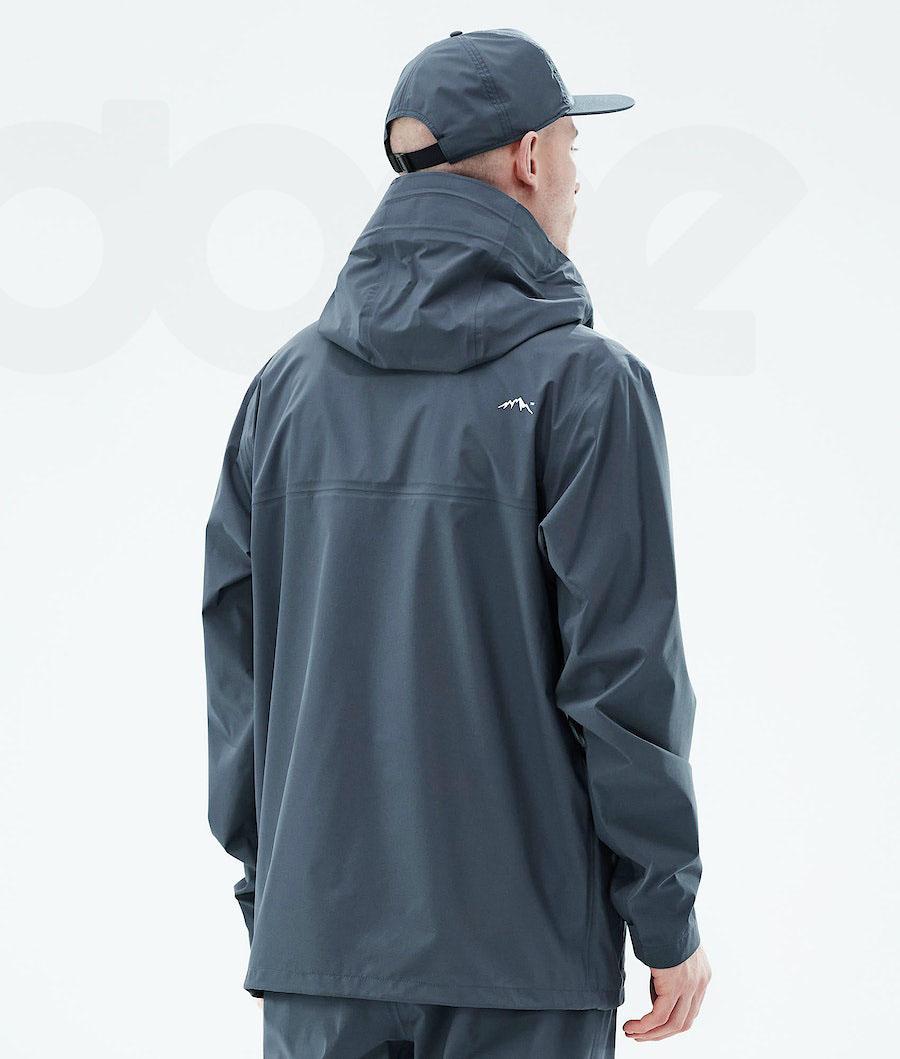 Dope Downpour Outdoorjassen Heren Blauw | NLGL2695