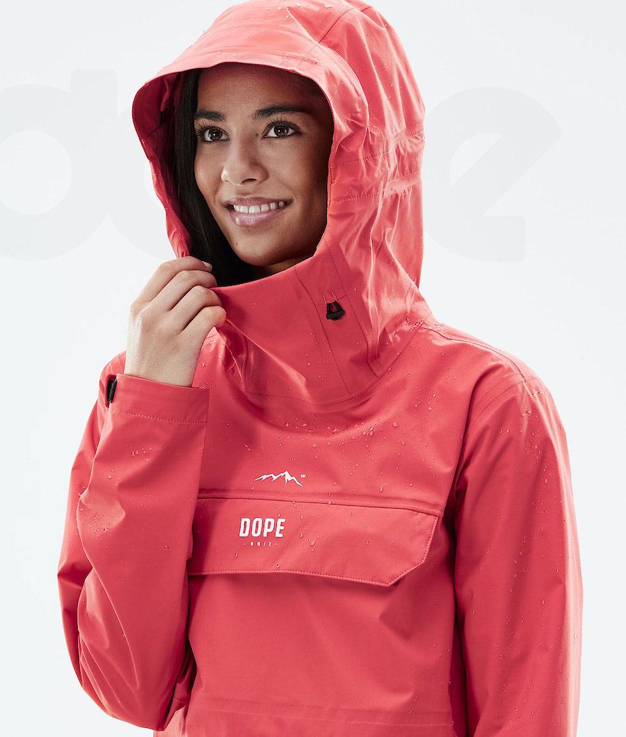 Dope Downpour W Outdoorjassen Dames Rood | NLYU3726