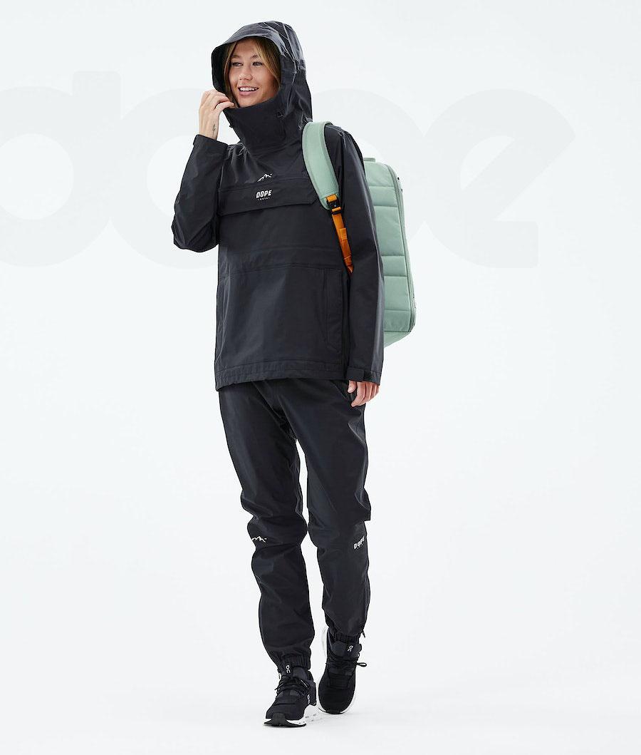 Dope Downpour W Outdoorjassen Dames Zwart | NLUT3725