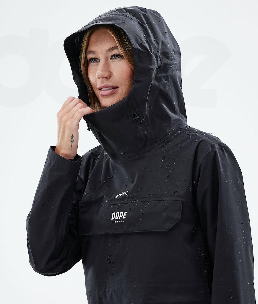 Dope Downpour W Outdoorjassen Dames Zwart | NLUT3725