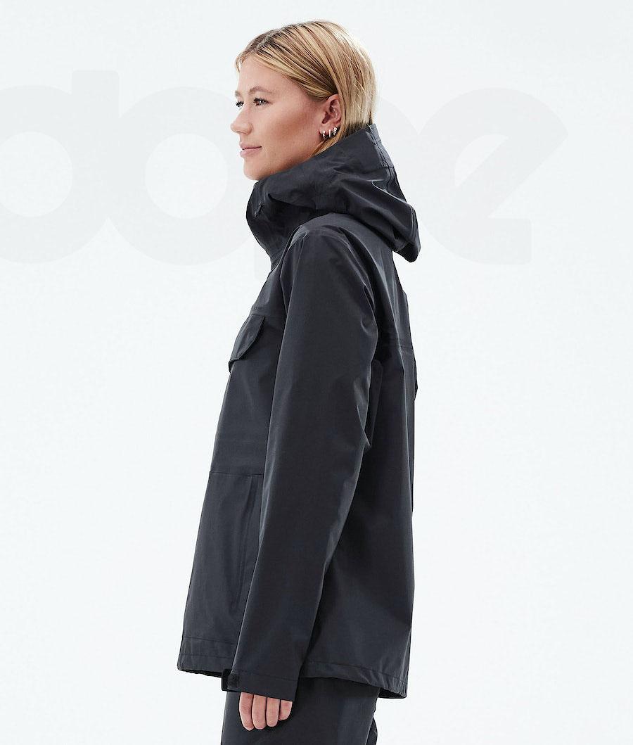 Dope Downpour W Outdoorjassen Dames Zwart | NLUT3725