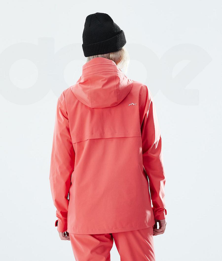 Dope Drizzard W Outdoorjassen Dames Rood | NLRW3728