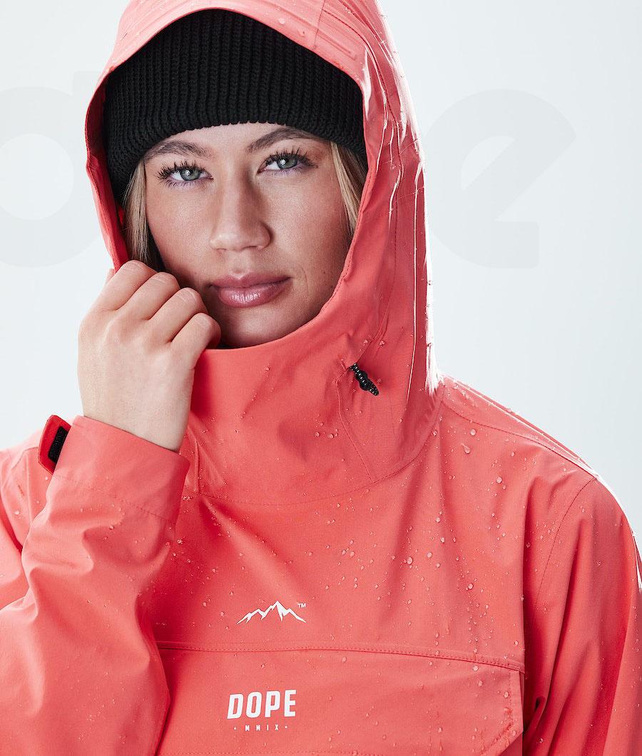 Dope Drizzard W Outdoorjassen Dames Rood | NLRW3728