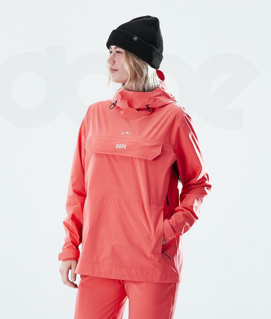 Dope Drizzard W Outdoorjassen Dames Rood | NLRW3728