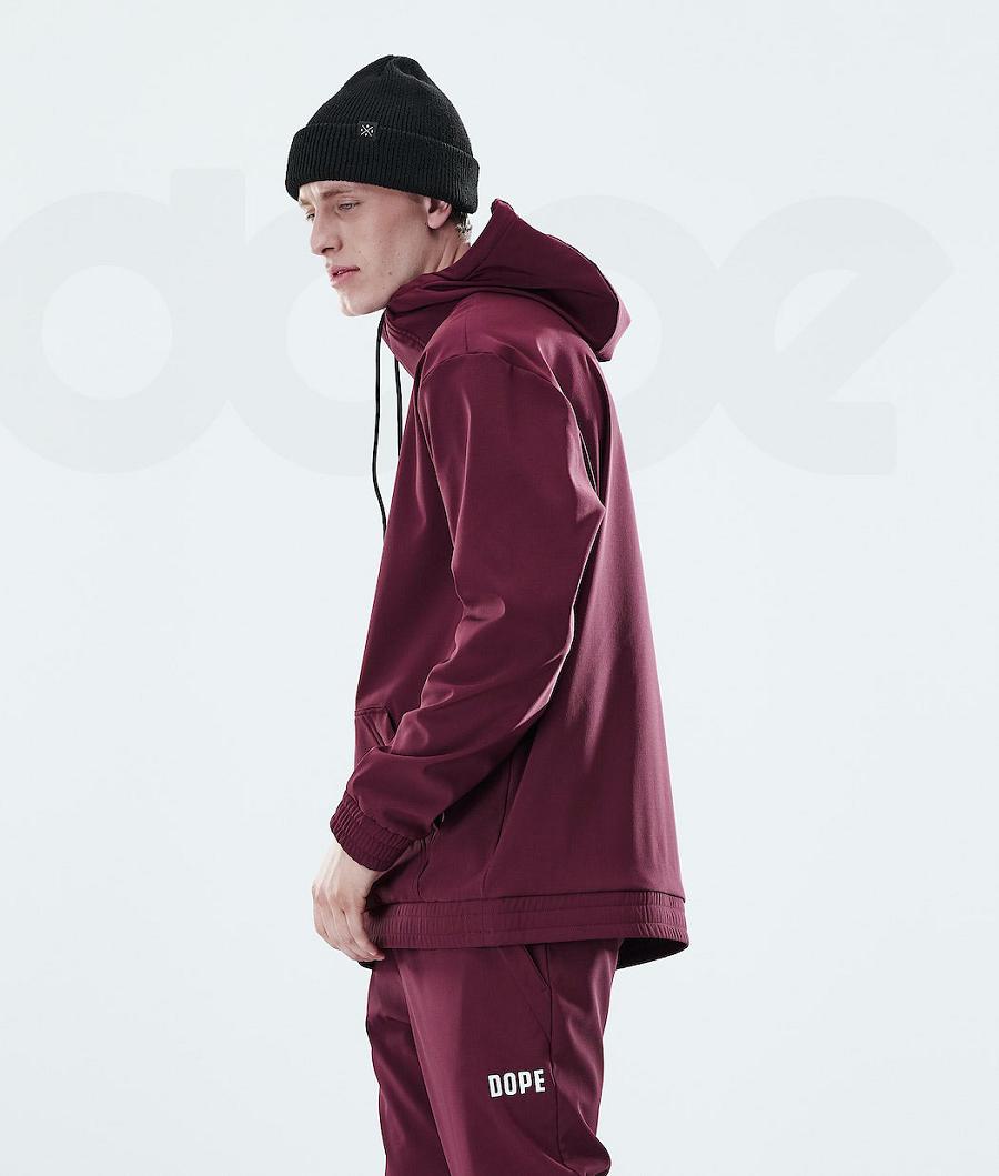 Dope Flight Hoodie Heren Bordeaux | NLHK3022