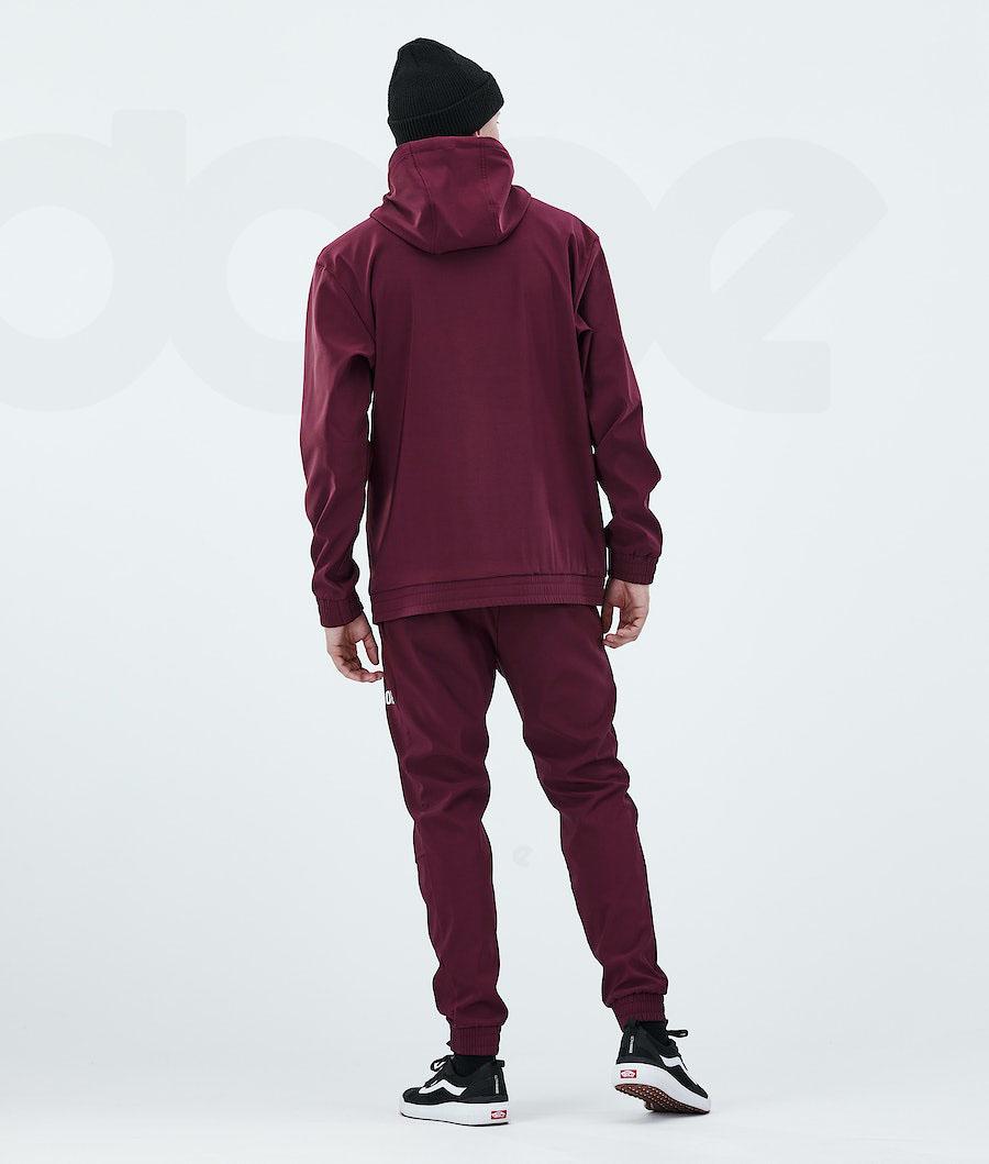 Dope Flight Hoodie Heren Bordeaux | NLHK3022