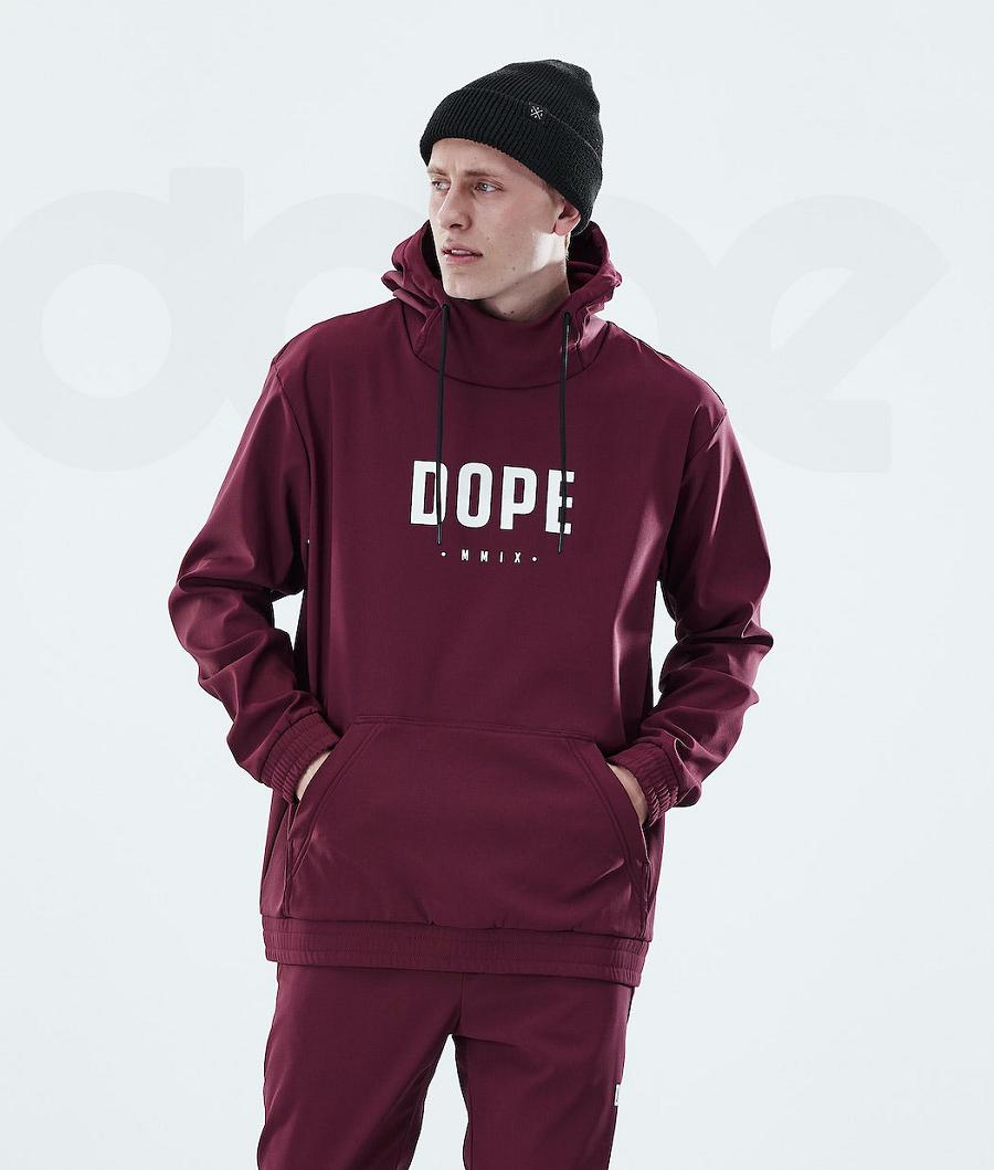 Dope Flight Hoodie Heren Bordeaux | NLHK3022