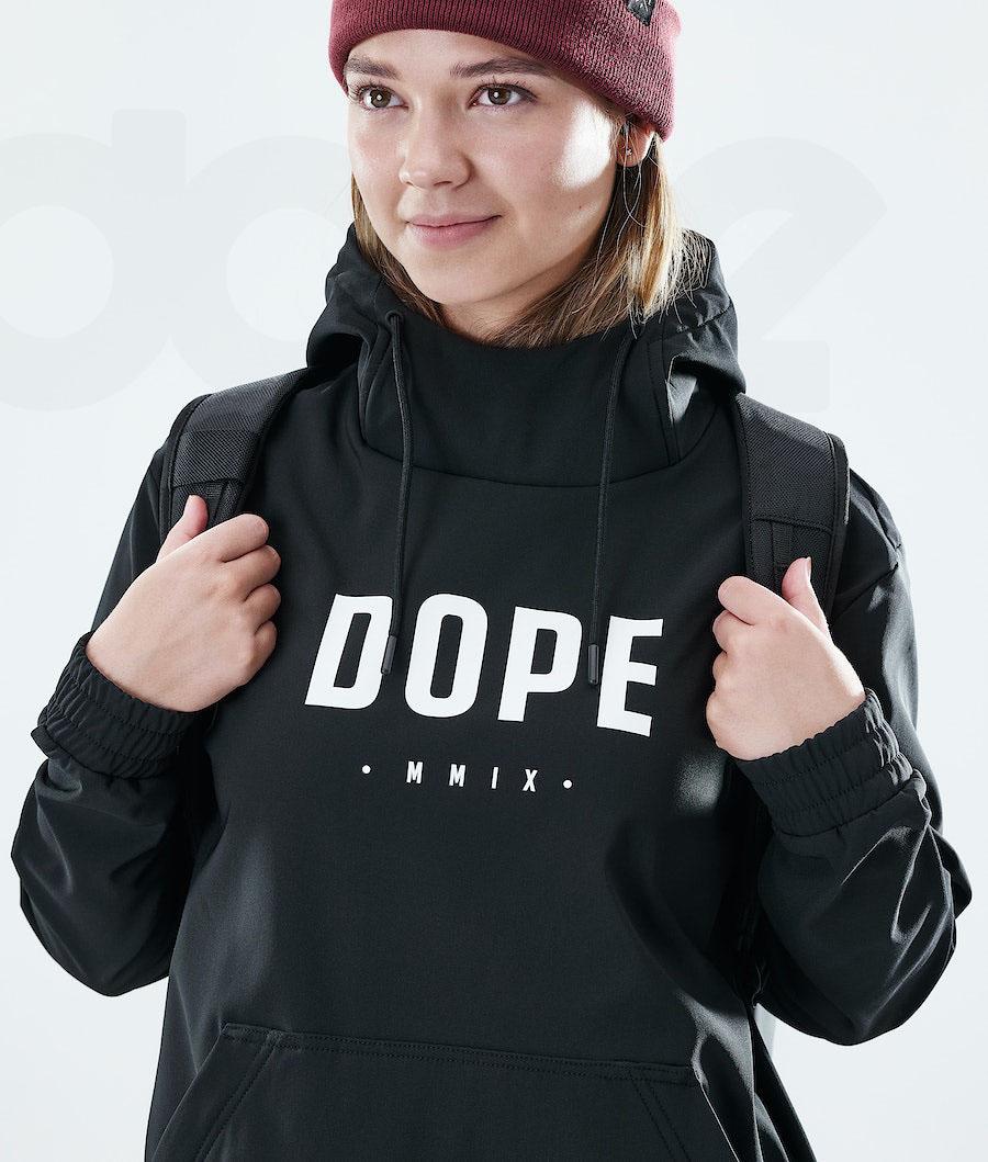 Dope Flight W Hoodie Dames Zwart | NLSO3842