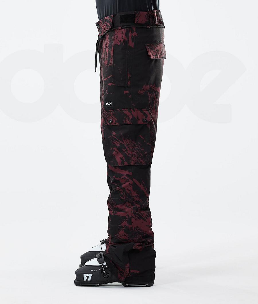 Dope Iconic 2021 Paint Ski Broek Heren Bordeaux | NLEX2654