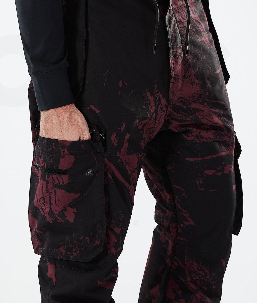 Dope Iconic 2021 Paint Ski Broek Heren Bordeaux | NLEX2654