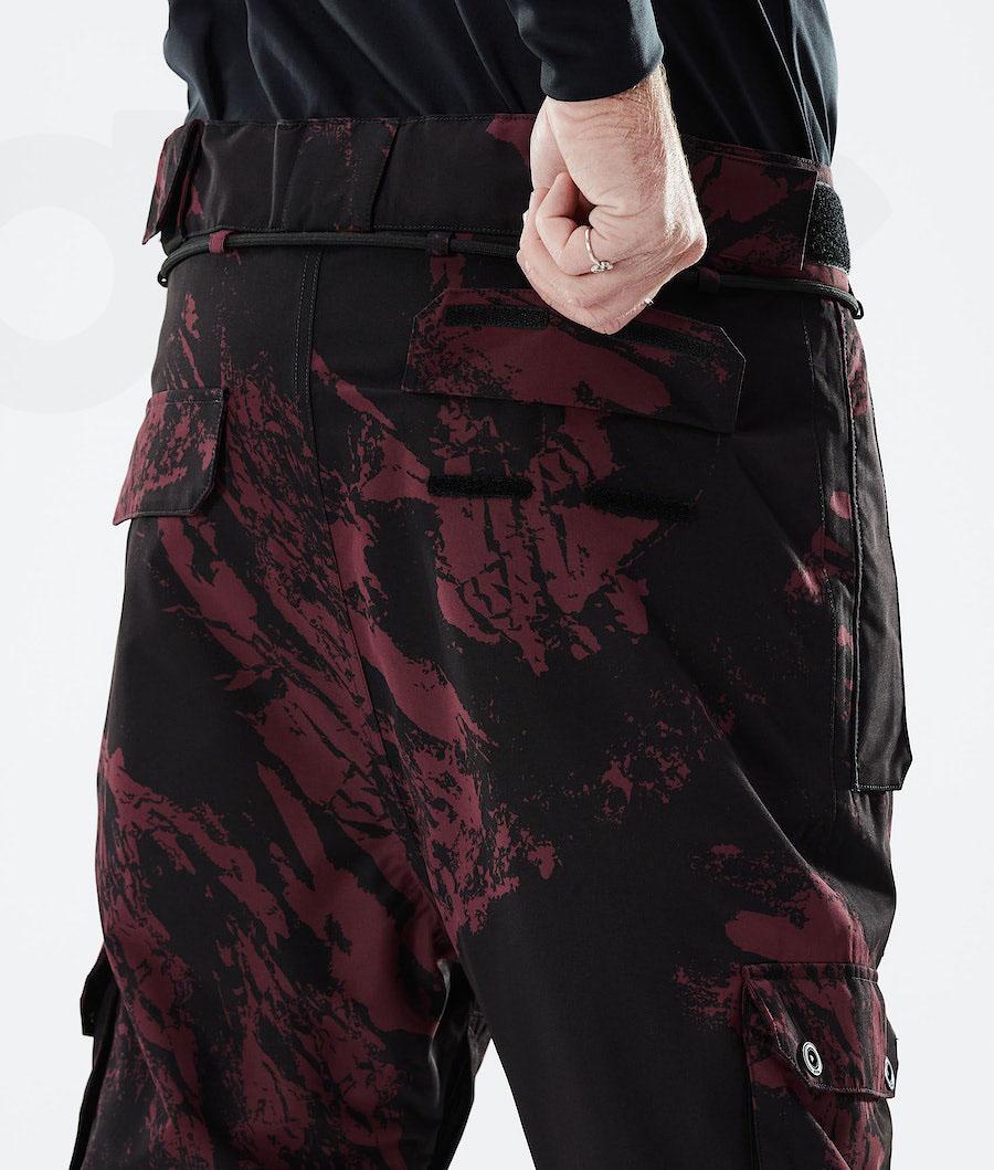 Dope Iconic 2021 Paint Ski Broek Heren Bordeaux | NLEX2654