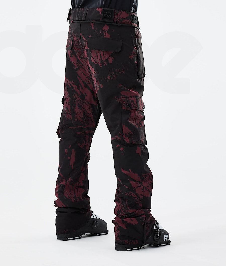 Dope Iconic 2021 Paint Ski Broek Heren Bordeaux | NLEX2654