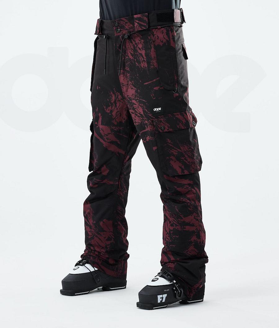 Dope Iconic 2021 Paint Ski Broek Heren Bordeaux | NLEX2654