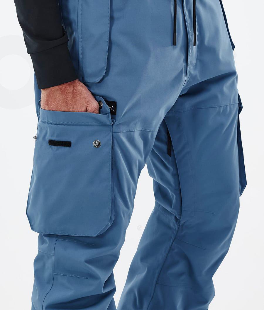 Dope Iconic Ski Broek Heren Blauw Grijs | NLWY2637