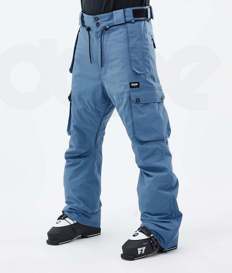 Dope Iconic Ski Broek Heren Blauw Grijs | NLWY2637