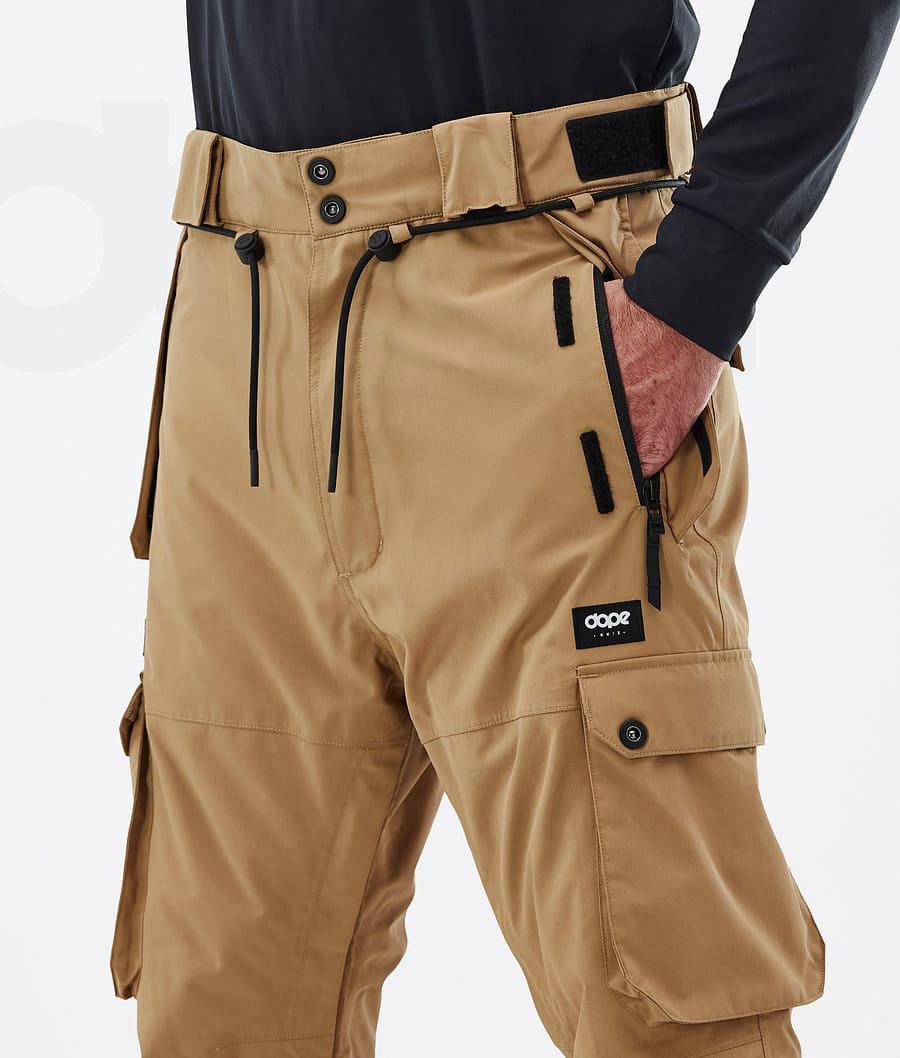 Dope Iconic Ski Broek Heren Goud | NLYU2633