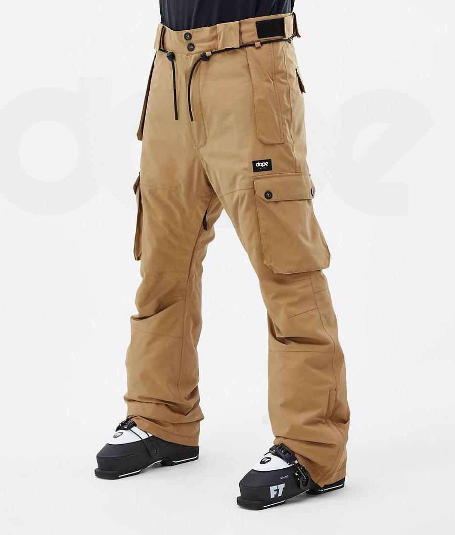 Dope Iconic Ski Broek Heren Goud | NLYU2633