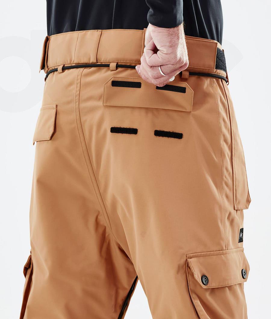 Dope Iconic Ski Broek Heren Khaki Geel | NLEX2636