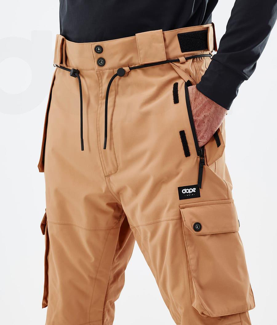 Dope Iconic Ski Broek Heren Khaki Geel | NLEX2636