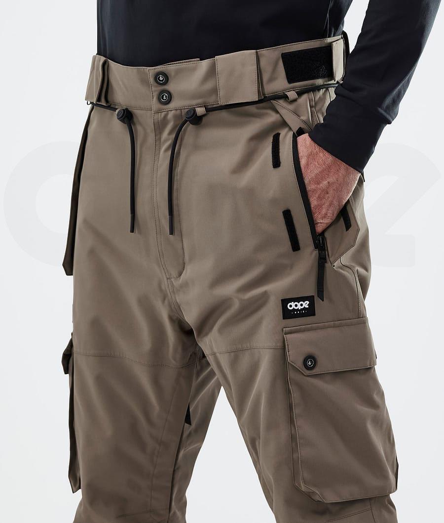 Dope Iconic Ski Broek Heren Koffie | NLMA2639