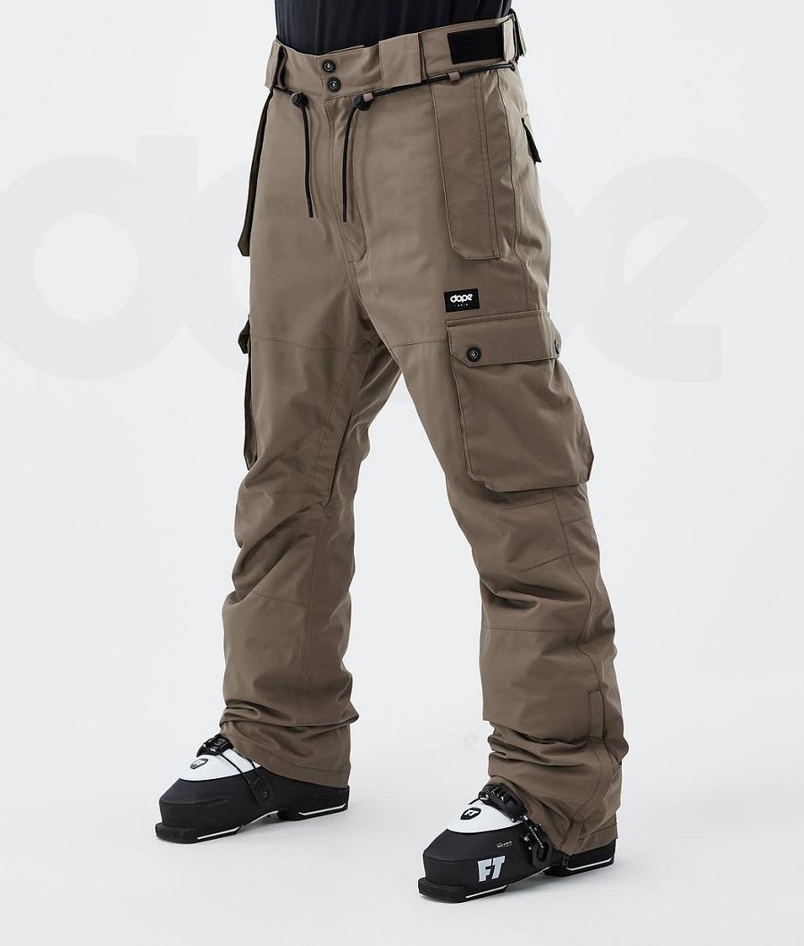 Dope Iconic Ski Broek Heren Koffie | NLMA2639