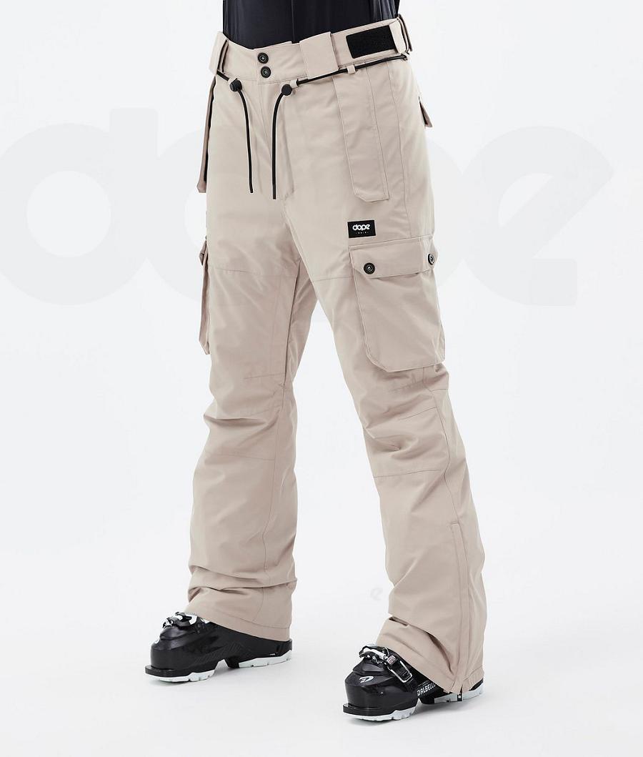 Dope Iconic W Ski Broek Dames Bruin | NLDN3336