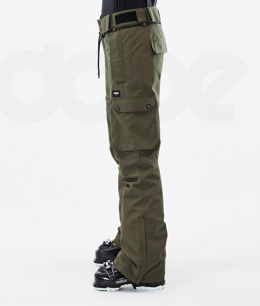 Dope Iconic W Ski Broek Dames Olijfgroen Groen | NLGL3334