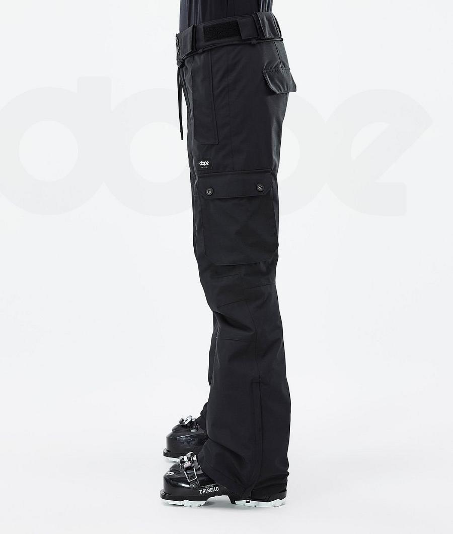 Dope Iconic W Ski Broek Dames Zwart Grijs | NLHK3333