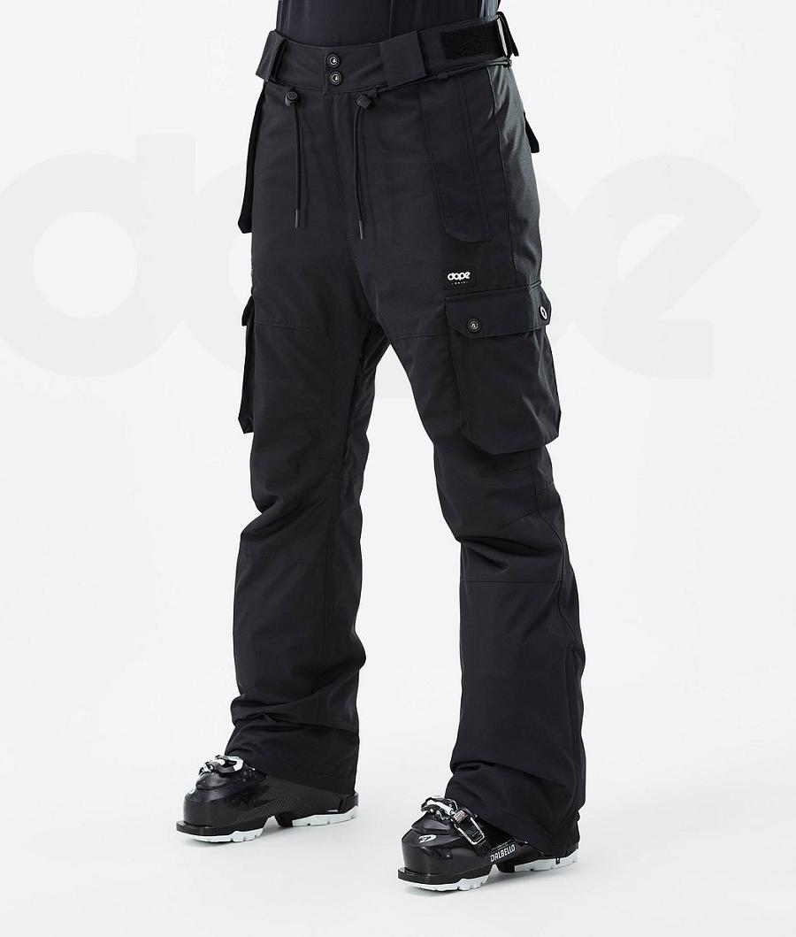 Dope Iconic W Ski Broek Dames Zwart Grijs | NLHK3333