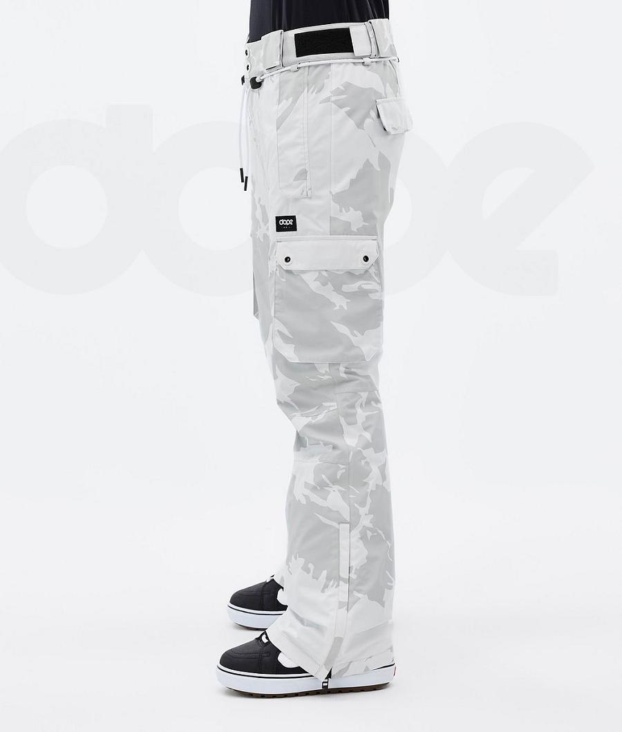 Dope Iconic W Snowboard Broeken Dames Grijs Camo | NLWY3276