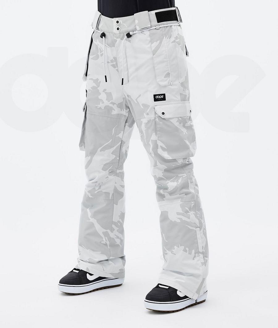 Dope Iconic W Snowboard Broeken Dames Grijs Camo | NLWY3276