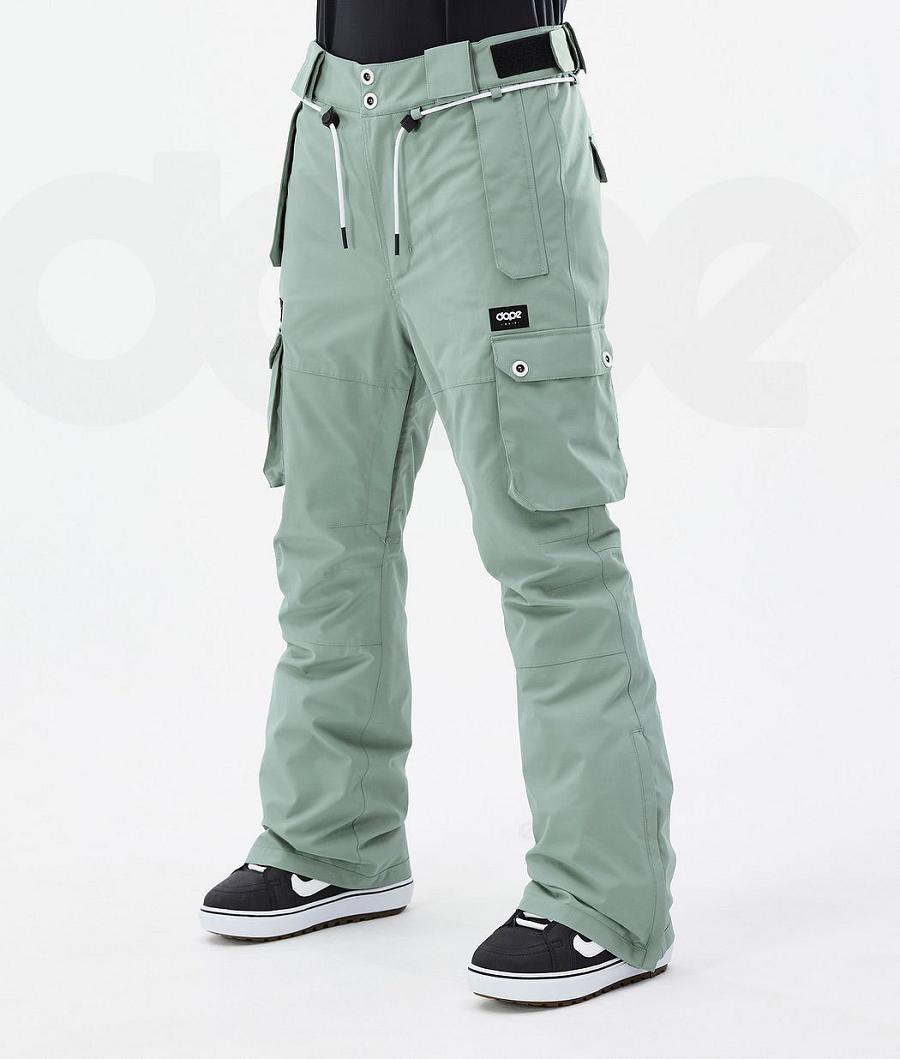 Dope Iconic W Snowboard Broeken Dames Mintgroen | NLRW3274